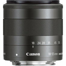 Canon EF-M 18-55mm f/ 3.5-5.6 IS STM (Black) Demonstracinis (expo) - Baltoje dėžutėje (white box)