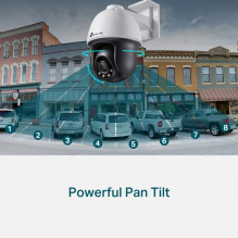 TP-LINK VIGI 4MP Outdoor Full-Color Pan Tilt Network Camera, 4 mm