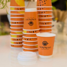 8oz SORPRESO Coffee double-walled disposable cup (25 pcs.)