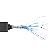 Ugreen adapterio laidas HDMI (moteris) - mini HDMI (vyriškas) 4K 60 Hz Ethernet HEC ARC garsas 32 kanalai 22 cm juodas (