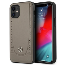 Mercedes MEHCP12SARMBR iPhone 12 mini 5,4 colių rudas / rudas kietas dėklas Urban Line