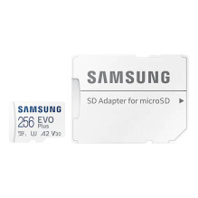 Atminties kortelė Samsung microSD MB-MC256SA EU EVO Plus 256GB + adapteris