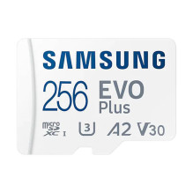 Atminties kortelė Samsung microSD MB-MC256SA EU EVO Plus 256GB + adapteris