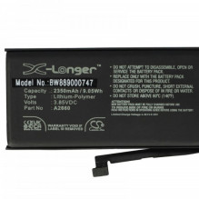 Battery for Apple iPhone 13 Mini etc. such as A2660, Li-Polymer, 3.85V, 2350mAh