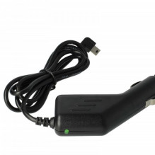 Car charging cable for Mini USB with 1A charging current, 90° plug