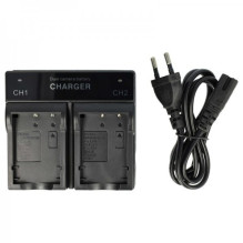 Dual charger for Fuji NP-95, Kodak Klic-5001