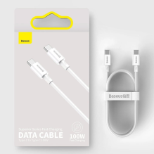 Baseus CATYS-C01 USB-C - USB-C PD QC FCP kabelis 100W 5A 480Mb / s 2m - juodas