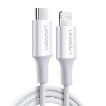 Ugreen US171 Lightning - USB-C PD cable 20W 3A 480Mb / s 1.5m - white