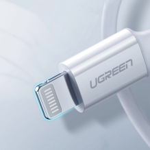 Ugreen US171 Lightning - USB-C PD cable 20W 3A 480Mb / s 1.5m - white