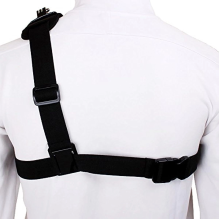 Adjustable shoulder strap with GoPro camera mount