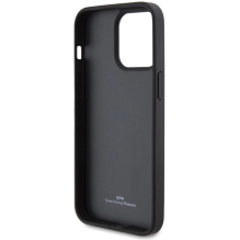 BMW Leather Diamond Pattern case for iPhone 15 Pro - black