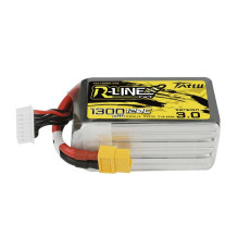 Tattu R-Line versija 3.0 1300mAh 22.2V 120C 6S1P XT60 baterija