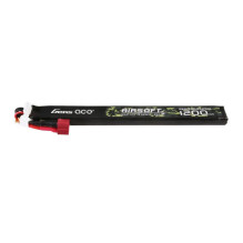 Gens Ace 25C 1200mAh 3S1P 11.1V Airsoft Gun Lipo baterija su T kištuku Ilgo dydžio