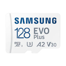 Atminties kortelė SAMSUNG MicroSD MB-MC128SA 128GB + adapteris MB-MC128SA / EU