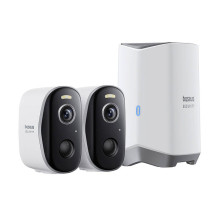 Baseus N1 Plus 2K Outdoor Camera Set (White)