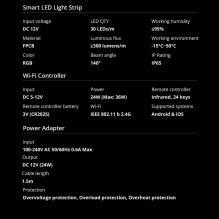 Sonoff L2-5M kit intelligent waterproof LED strip 5m RGB remote control Wi-Fi power supply