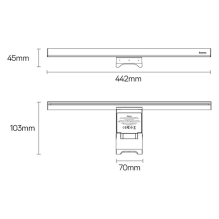 Baseus i-wok2 LED lamp for desktop monitor screen lighting black (DGIW000101)