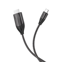 Cable Hoco UA16 Type-C to HDMI 2.0m gray