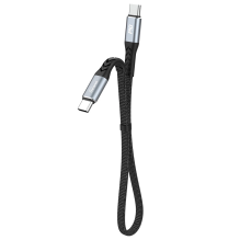 Dudao L10C USB-C - USB-C PD cable 100W 5A 0.23m - black