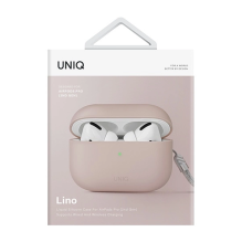 Uniq Lino dėklas, skirtas AirPods Pro 2 – rožinis