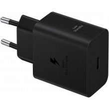 Įkroviklis Samsung EP-T4511XBEGEU 45W + USB-C to USB-C kabelis juodas