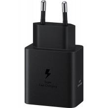 Įkroviklis Samsung EP-T4511XBEGEU 45W + USB-C to USB-C kabelis juodas