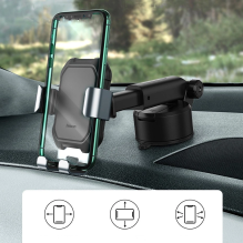 Baseus telescopic gravity car holder for the windshield black (SUYL-TK01)