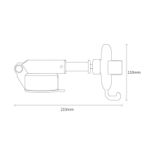 Baseus telescopic gravity car holder for the windshield black (SUYL-TK01)