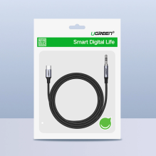 Ugreen cable USB C - mini jack 3.5mm 1m gray (AV143)