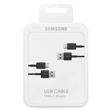 Samsung USB C cable 480Mbps 5A 1.5m (EP-DG930MBEGWW) - black (set of 2)