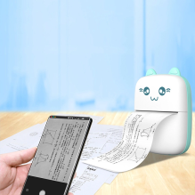 Thermal printer mini cat HURC9 - blue