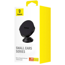 Baseus Small Ears 360° vertikalus magnetinis laikiklis (Overseas Edition) - juodas