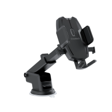 Choetech H043 Spider-Man II telescopic car holder for cockpit or window - black