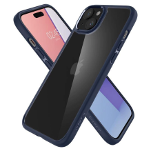  RETURNED ITEM Spigen Crystal Hybrid, navy blue - iPhone 15 Plus