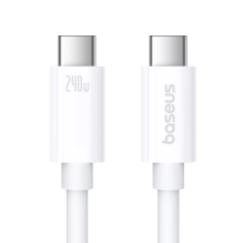 Baseus Superior 2 CB000066 USB-C / USB-C USB4 kabelis 240W 1,8m - baltas