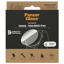 Antibacterial PanzerGlass Screen Protector for Samsung Galaxy Watch 6 44 mm