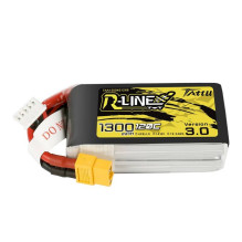 Tattu R-Line versija 3.0 1300mAh 14.8V 120C 4S1P XT60 baterija