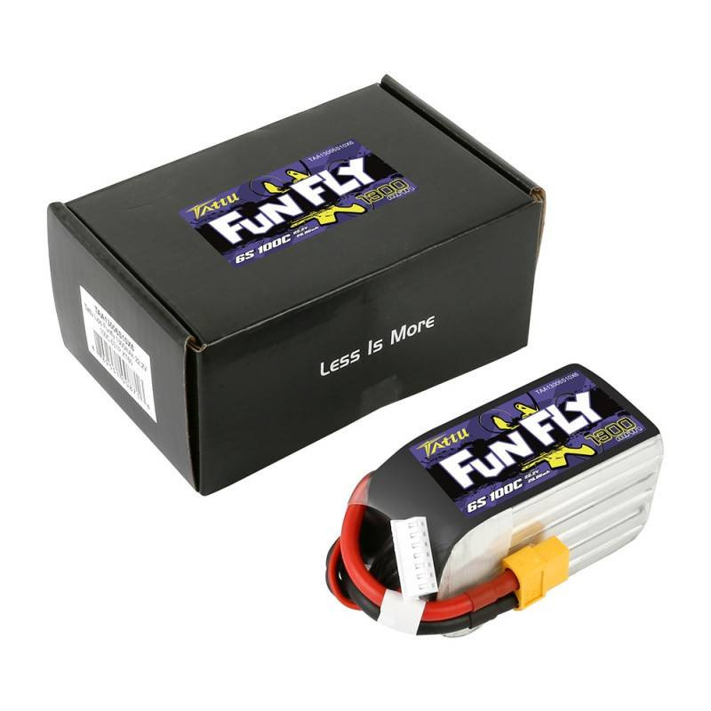 Battery Tattu Funfly 1300mAh 22,2V 100C 6S1P XT60