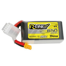 Baterija Tattu R-Line 650 mAh 11.1V 95C 3S1P XT30 Lipo