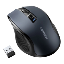 Ugreen MU006 wireless optical mouse USB 2.4GHz / Bluetooth 5.0 4000 DPI - black