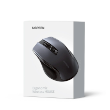 Ugreen MU006 wireless optical mouse USB 2.4GHz / Bluetooth 5.0 4000 DPI - black