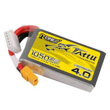 Battery Tattu R-Line 4.0 1050mAh 14,8V 130C 4S1P XT60