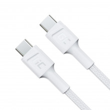 Cable White USB-C Type C 30cm Green Cell PowerStream with fast charging Power Delivery 60W, Ultra Charge, Quick Charge 3...