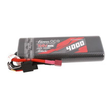 Battery Gens Ace G-Tech 4000mAh 7,4V 60C 2S1P HardCase T formos kištukas