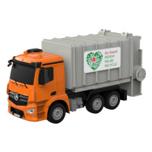 Remote control RC garbage truck 1:26 Double Eagle (orange) Mercedes-Benz Antos E676-003