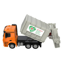 Remote control RC garbage truck 1:26 Double Eagle (orange) Mercedes-Benz Antos E676-003