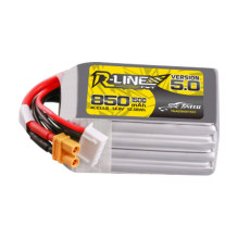 Tattu R-Line versija 5.0 850 mAh 14.8 V 4S1P 150C XT30U-F