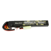 Gens ace 25C 1500mAh 2S1P 7.4V Airsoft Gun Lipo baterija su mini Tamiya kištuku