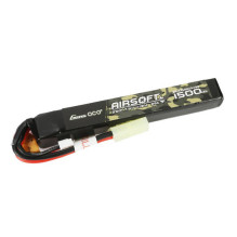 Gens ace 25C 1500mAh 2S1P 7.4V Airsoft Gun Lipo baterija su mini Tamiya kištuku