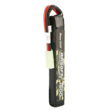 Gens ace 25C 1500mAh 2S1P 7.4V Airsoft Gun Lipo baterija su mini Tamiya kištuku